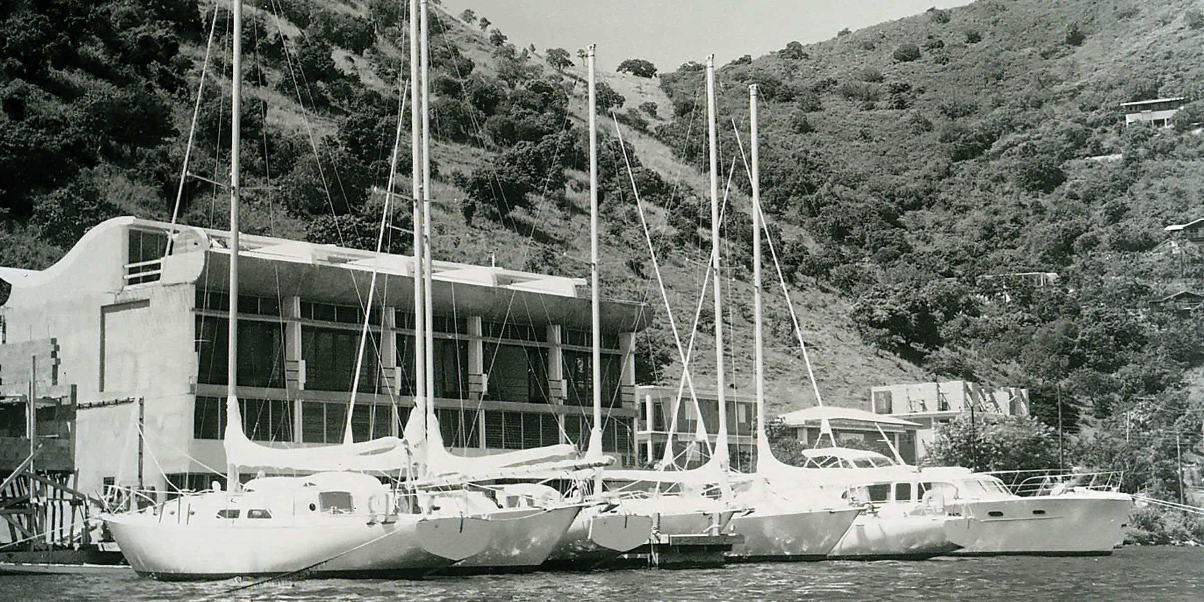 The first Pearson Yachts at The Moorings base in Tortola